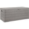 Toomax Baule Multiuso Dolomiti 640 Effetto Legno - Contenitore con Pistoni Pneumatici per Esterno