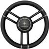 Savoretti Armando VOLANTE TIMONE Ø35 CM A 6 RAZZE INOX E POLIURETANO BARCA GOMMONE - T27