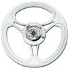 Savoretti Armando VOLANTE TIMONE Ø35 CM A 6 RAZZE CURVE INOX E POLIURETANO BARCA GOMMONE - T22K