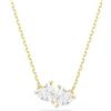 Swarovski Mesmera Collana, Gioiello Versatile per Occasioni Speciali con Zirconia, Forma a Cuore, Chiusura a Moschettone, Placcatura in Tonalità Oro, 38-45 cm, 0,9 x 1,6 cm