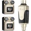Xvive U45R2 In Ear Monitor Sist. Wireless Digit. 5.8GHZ Trasmett. e 2 ricevitori