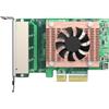 QNAP QXG-2G4T-I225 scheda di rete e adattatore Interno Ethernet 2500 Mbit/s