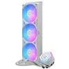 COOLER MASTER DISSIPATORE A LIQUIDO ATMOS II, 3X120MM ARGB, KIT LCD INC, BIANCO