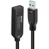 Lindy 43375 cavo USB USB 3.2 Gen 1 (3.1 Gen 1) 20 m USB A Nero