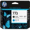 Hewelett Packard HP 773 Matte Blk and Cyan Printhead