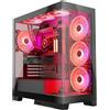 Modecom Case computer desktop ATX Modecom Volcano SPACE APEX ARGB Nero