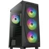 Aerocool Case computer desktop ATX Aerocool Falcon-A-BK-V1 Nero