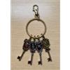 Harry Potter Hogwarts House Crest Key Key Keychain USJ Japan Exclusive NUOVO