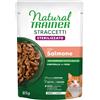 Trainer Natural e Sensitive Natural Trainer Cat Sterilizzato Straccetti - Salmone 85g