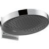 hansgrohe Rainfinity - Soffione doccia, Doccia a pioggia rotondo (⌀ 360 mm) con 1 getto per montaggio a parete, con funzione anticalcare, cromo, 26230000