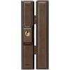Abus Fts88 Al0125 Serratura con Blocco, Blocco per Finestre con Doppio Chiavistello Ad Incastro, Chiusura con Chiave, Livello di Sicurezza: 9, 31738, Marrone