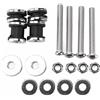 EVGATSAUTO Kit Bulloneria per Fissaggio Moto, Vite di Fissaggio per Sissy Bar per Schienale in Metallo Supporto per Sissy Bar Rimovibile per FLSTC, FXSTSB, FXSTS, FXSTC, FLSTF, FXST, FXSTB, FLSTN