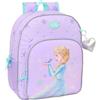 safta FROZEN SPIRIT - Zaino scuola per bambini, adattabile a carrozzina, ideale per bambini in età scolare, comodo e versatile, qualità e resistenza, 32 x 12 x 38 cm, viola, M, Casual