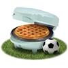 Bestron Waffle Maker, Piastra per waffel mini Ø10 cm, piccola macchina con rivestimento antiaderente, per compleanni di bambini, feste di famiglia, Pasqua o Natale, 550 watt, colore: verde
