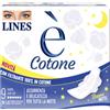Lines e' cotone ali assorbente esterno notte 9 pezzi - - 988059109