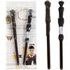 CARTOON Set penne Harry Potter 2 pezzi penna a sfera penne collezionabili bacchetta di Ron e bacchetta di Sambuco idea regalo