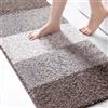 Exclusivo Mezcla Tappeto da Bagno, 60 x 180 cm, Assorbente e Antiscivolo | Asciugatura rapida, Lavabile in lavatrice, Morbido, Confortevole, Doccia, Cucina, Soggiorno, Decorazione, Marrone Sfumato
