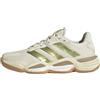 Adidas Donna Stabil 16 Indoor Shoes, off White/Gold Met./Crystal Sand, 40 2/3 EU