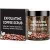 Mnozreo Scrub al Caffè Viso e Corpo,Idratante e Esfoliante,100G,1PC,Anti-Cellulite al Caffè