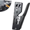 TOATELU Pinza crimpatrice RJ45 universale per CAT7/CAT6A/CAT6/CAT5E/CAT5, strumento di rete RJ45 per connettori di rete, ideale per l'installazione di cavi di rete