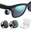 Ankndo Confezione da 2 coperture per bloccare la luce LED per occhiali intelligenti Ray-Ban Meta Wayfarer/Skyler/Headliner Gen2/Oakley Meta HSTN, accessori per occhiali intelligenti, copertura LED regolabile