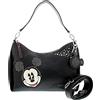 Desigual Women's Accessories - Borsa a mano in poliuretano, colore: Nero, Nero