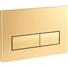 Empyreal Placca di controllo, pezzi di ricambio per cassetta di scarico, modelli precedenti Placca di controllo per Geberit Sigma01 UP320&300, Doppio scarico(Oro Opaco)