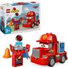 LEGO DUPLO Disney e Pixar Mack al Circuito, Giochi per Bambini e Bambine da 2 Anni con Camion Giocattolo Rosso da Costruire, Veicolo Autocarro Personaggio del Film, Regalo di Compleanno 10417