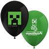 Procos Minecraft - Set di 8 palloncini decorativi per feste di compleanno e feste a tema - Circonferenza di 85 cm - Palloncini Disney - Decorazione per feste a tema
