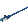 Goobay Cavo patch CAT 6A, S/FTP (PiMF), blu, 30 m - conduttore in rame (CU), guaina del cavo priva di alogeni (LSZH)