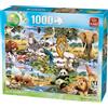 King, puzzle da 1000 pezzi Meraviglie naturali in cartone, colorato