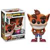 Funko Crash Bandicoot - Crash Bandicoot Flocked Exclusive Pop! Vinile Funko + Protezione
