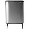 BRABANTIA cestino per rifiuti Bo Touch Bin Hi 2 cestini 2 x 30 L acciaio opaco