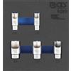 BGS technic BGS inserto per carrello da officina 1/6: inserti speciali per raccordi angolari per tubi, 5 pezzi - 9089