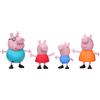 Hasbro Set di 4 figure della famiglia Peppa Wutz - con mamma Big, papà Big e fratello George