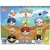 MEGA Pokémon MEGA CONSTRUX Pokémon: Set esclusivo di Pokéball - 5 personaggi, diverse Pokéball, combinabili, per bambini dai 6 anni in su, GHP85