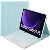 STRADO Custodia per tastiera touchpad Bluetooth Galaxy Tab S9 FE (blu)