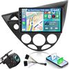 ETLFUCyber 2G+64G Android Autoradio Per Ford Focus 1998-2005 con Wireless Carplay e Android Auto, Autoradio Touch Screen da 9 Pollici Con WiFi, Navigazione GPS, Bluetooth, FM RDS