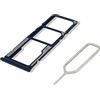 Eonpam Vassoio Carta SIM per (Xiaomi Redmi Note 9T) qualità Originale Porta Scheda SIM Ricambio Slot Scheda Memoria SD con Pin della Scheda SIM(Nero)