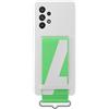 Samsung Silicone Cover with Strap custodia con fascia per Galaxy A53 5G, Bianco