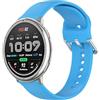 GIOPUEY Cinturini Compatibile con Amazfit Active 2 44mm, Morbido Silicone Cinturino [Resistente all'Usura] [Traspirante] - Sky Blue