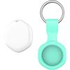CHZHVAN Air Localizzatore Tracker Tag con custodia impermeabile,Compatibile con Apple Dov'è (solo iOS),Cercatore di Bluetooth per Borse,Bagagli,Animali Domestici e Zaini,Batteria Sostituibile,1 verde