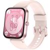 KIUVKAS Smartwatch Uomo Donna,1.95 Orologio Smartwatch con Effettua/Risposta Chiamate,140+ Sportive Fitness Tracker con Pressione Sanguigna e Monitor Sonno,IP68 Smart Watch per Android/iOS