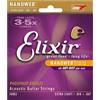 ELIXIR PHOSPHOR BRONZE EXTRA LIGHT 10-47 MUTA PER CHITARRA ACUSTICA