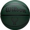 Wilson Pallone da Basket NBA Team Tribute Solid, Con Cuciture Pro, Stabilità Dell'Aria e Rivestimento Ad Alte Prestazioni, Per Giocare All'Aperto, Squadra: Chicago Bulls, Colore: Rosso, Taglia: 5