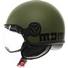 MOMODESIGN Momo Design FGTR Classic Casco Jet unisex verde, taglia 53