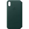 Apple Custodia folio in pelle (per iPhone XS Max) - Verde peresta