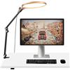 NEEWER BASICS Luce Streaming 10,5, Ring Light a Pannello LED Schermo Intero 3000-6500K 15W con Braccio Regolabile Supporto Tavolo Morsetto Timer per Laptop Computer Video Conferenza Zoom Trucco, R10