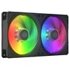 Cooler Master MasterFan SF240R ARGB Ventole per Case e Raffreddamento: Struttura Quadrata e Facile da Installare, Lame Ibride, Imbottitura Anti-Vibro e Illuminazione ARGB Personalizzabile-Telaio 240mm