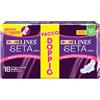 FATER SpA Lines Seta Ultra Assorbenti Lungo con Ali,18 Pezzi
